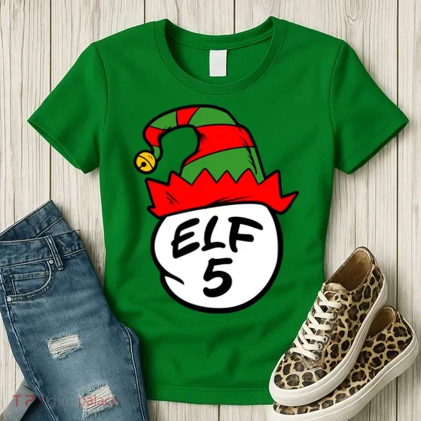 Matching Family Group Elf Hat 5 Women's T-Shirt
