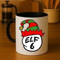 Matching Family Group Elf Hat 6 Coffee Mug thumb 4