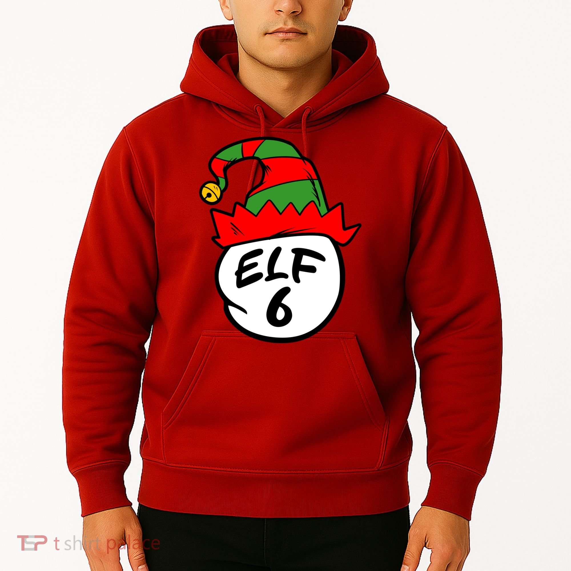 Matching Family Group Elf Hat 6 Hoodie