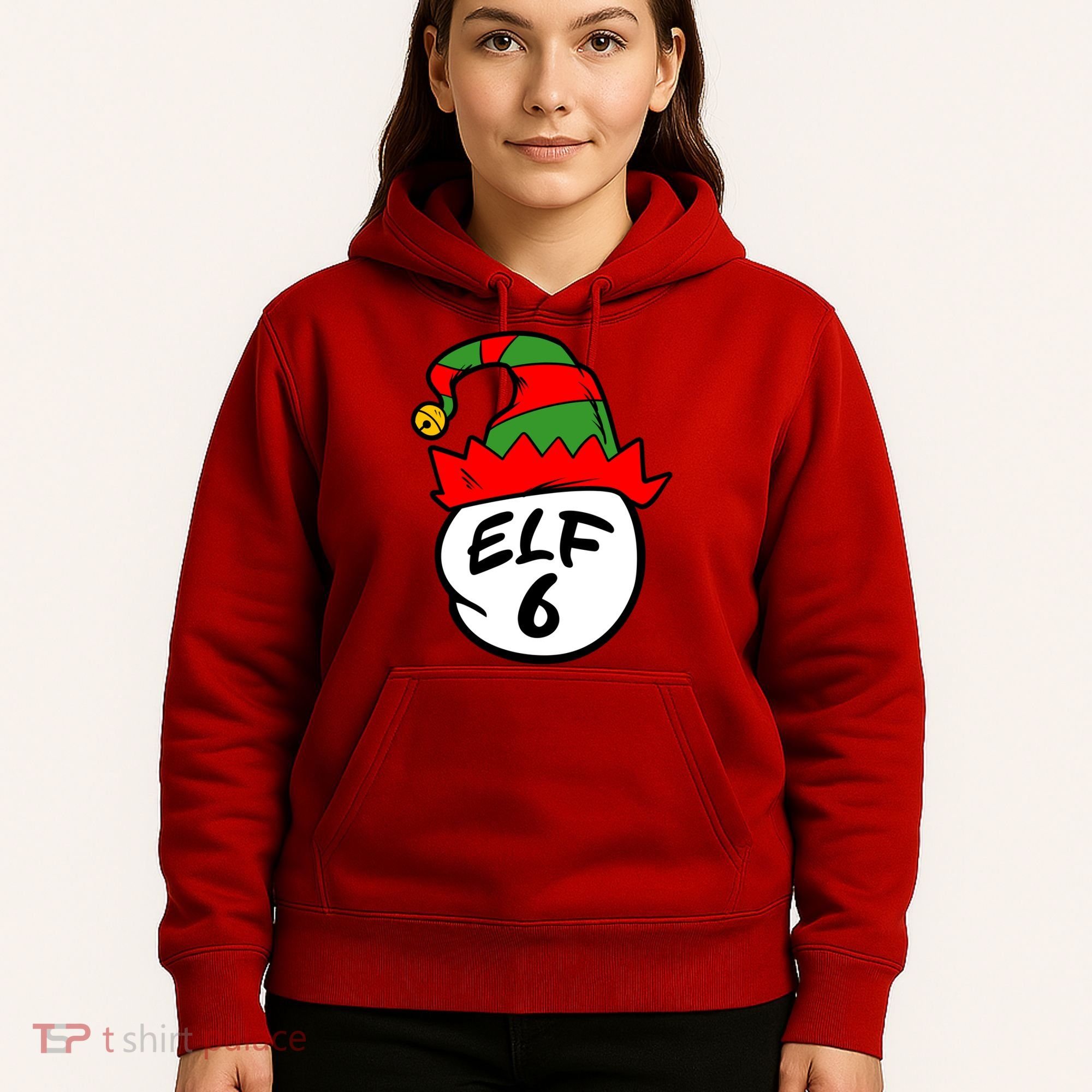 Matching Family Group Elf Hat 6 Hoodie