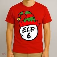 Matching Family Group Elf Hat 6 T-Shirt thumb 3