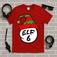 Matching Family Group Elf Hat 6 T-Shirt thumb 5