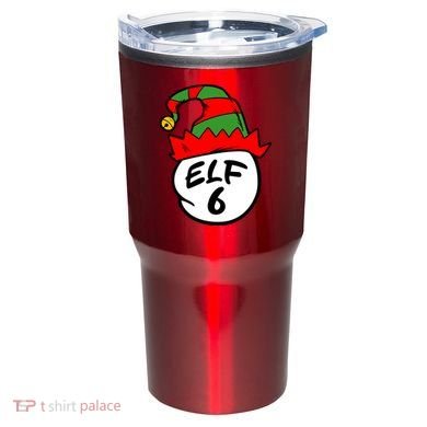 Matching Family Group Elf Hat 6 Tumbler