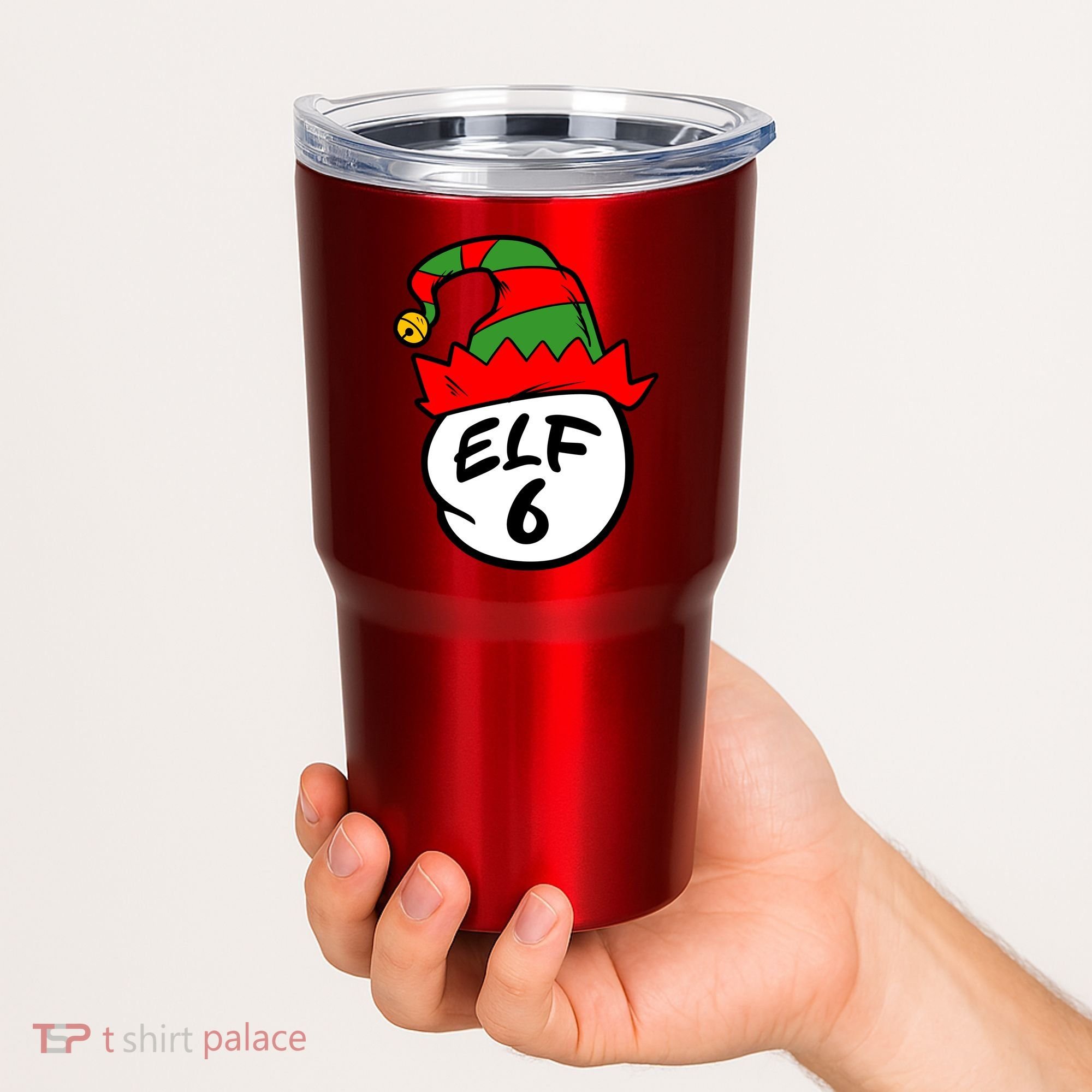 Matching Family Group Elf Hat 6 Tumbler