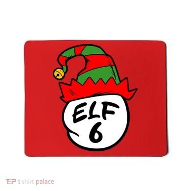 Matching Family Group Elf Hat 6 Mousepad