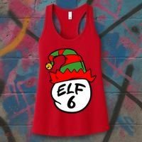 Matching Family Group Elf Hat 6 Women's Tank Top thumb 3