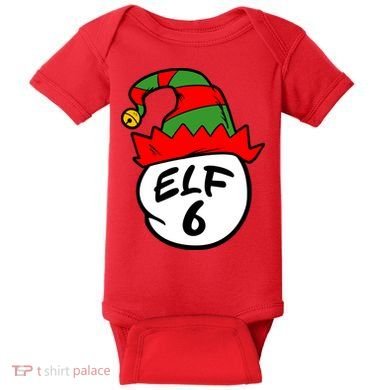 Matching Family Group Elf Hat 6 Baby Bodysuit
