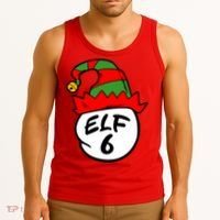 Matching Family Group Elf Hat 6 Tank Top thumb 3