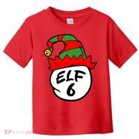 Matching Family Group Elf Hat 6 Toddler T-Shirt thumb 0