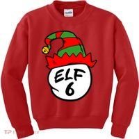 Matching Family Group Elf Hat 6 Kids Sweatshirt thumb 0