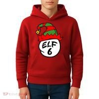 Matching Family Group Elf Hat 6 Kids Hoodie thumb 4