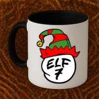 Matching Family Group Elf Hat 7 Coffee Mug thumb 2