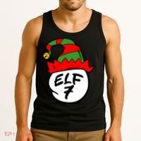 Matching Family Group Elf Hat 7 Tank Top thumb 3