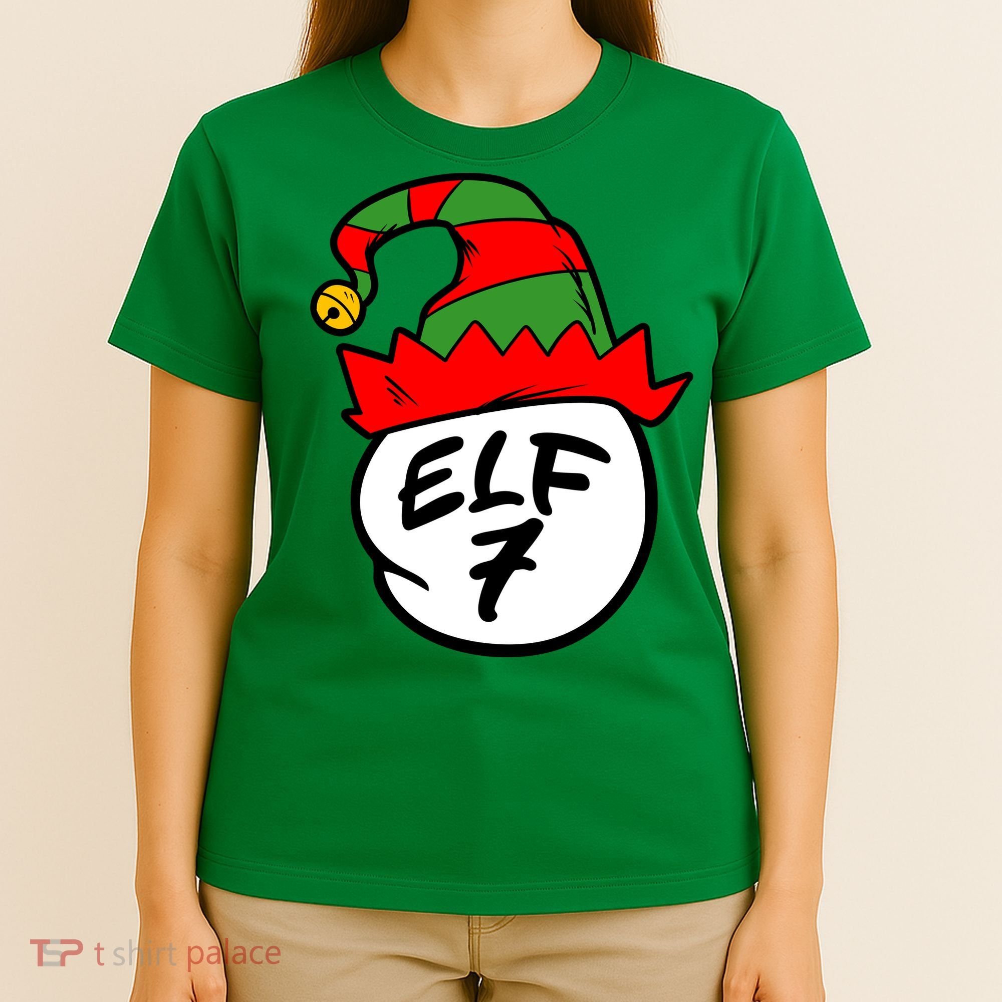 Matching Family Group Elf Hat 7 T-Shirt