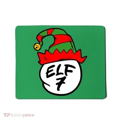 Matching Family Group Elf Hat 7 Mousepad