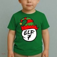 Matching Family Group Elf Hat 7 Toddler T-Shirt thumb 2
