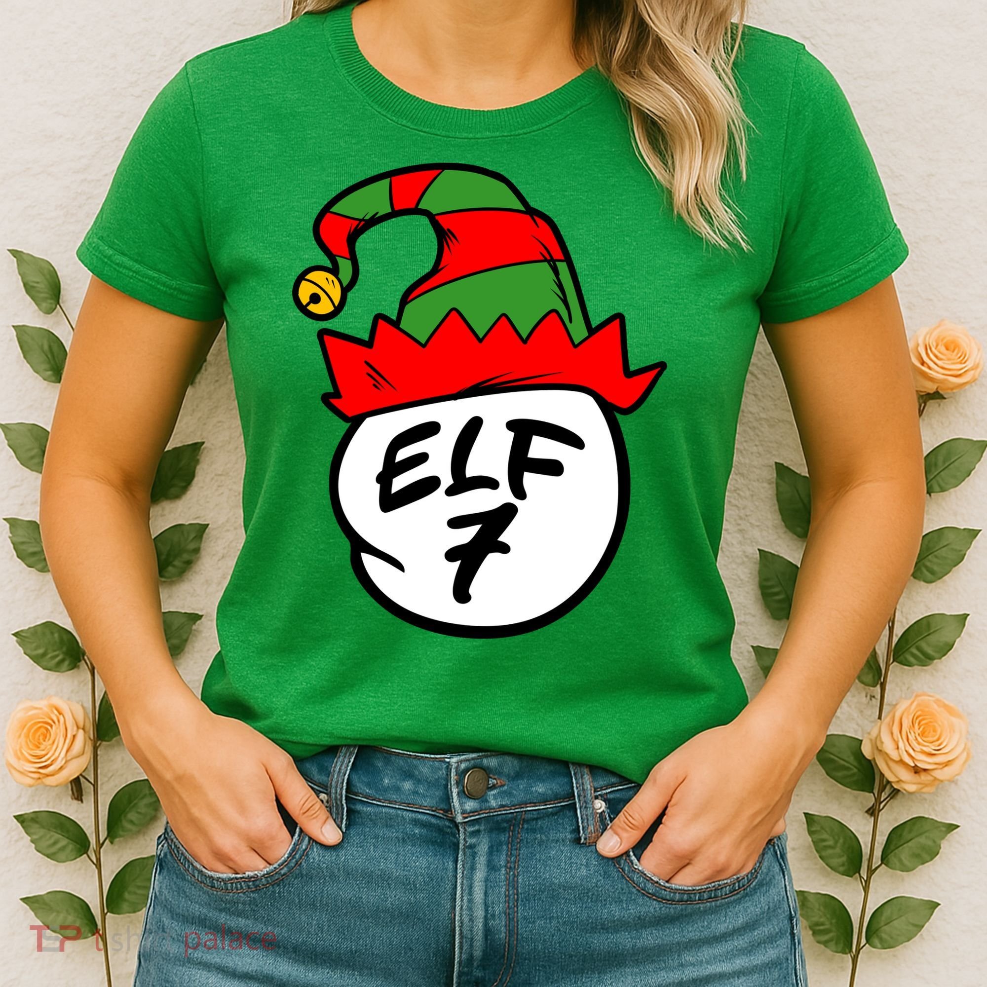Matching Family Group Elf Hat 7 Women's T-Shirt