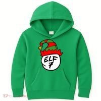 Matching Family Group Elf Hat 7 Kids Hoodie thumb 0