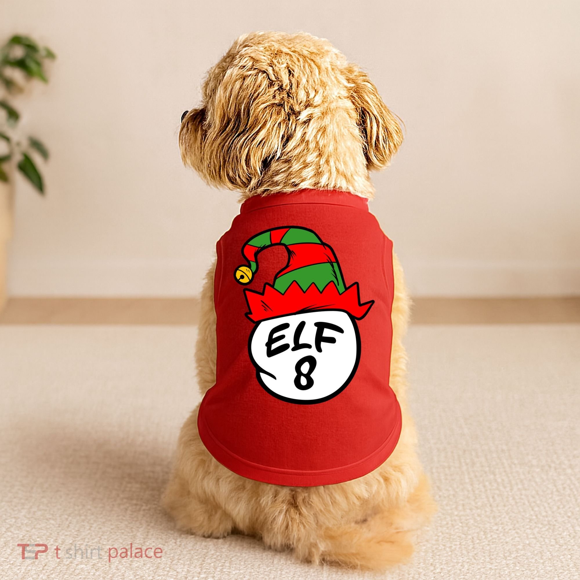 Matching Family Group Elf Hat 8 Doggie Tank