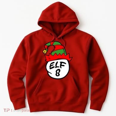 Matching Family Group Elf Hat 8 Hoodie