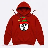 Matching Family Group Elf Hat 8 Hoodie thumb 0