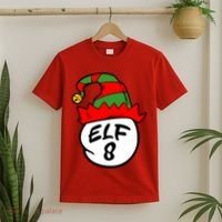 Matching Family Group Elf Hat 8 T-Shirt thumb 2