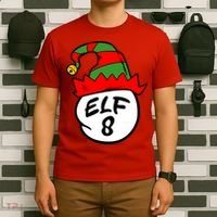 Matching Family Group Elf Hat 8 T-Shirt thumb 6