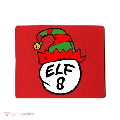 Matching Family Group Elf Hat 8 Mousepad
