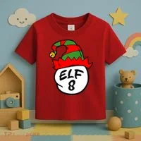 Matching Family Group Elf Hat 8 Toddler T-Shirt thumb 3