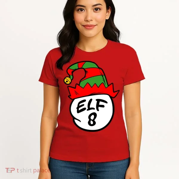 Matching Family Group Elf Hat 8 Women's T-Shirt