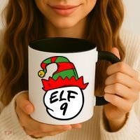 Matching Family Group Elf Hat 9 Coffee Mug thumb 3