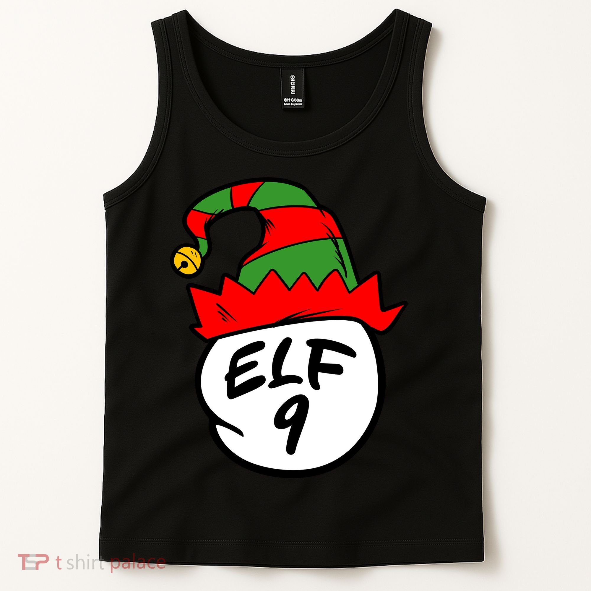Matching Family Group Elf Hat 9 Tank Top