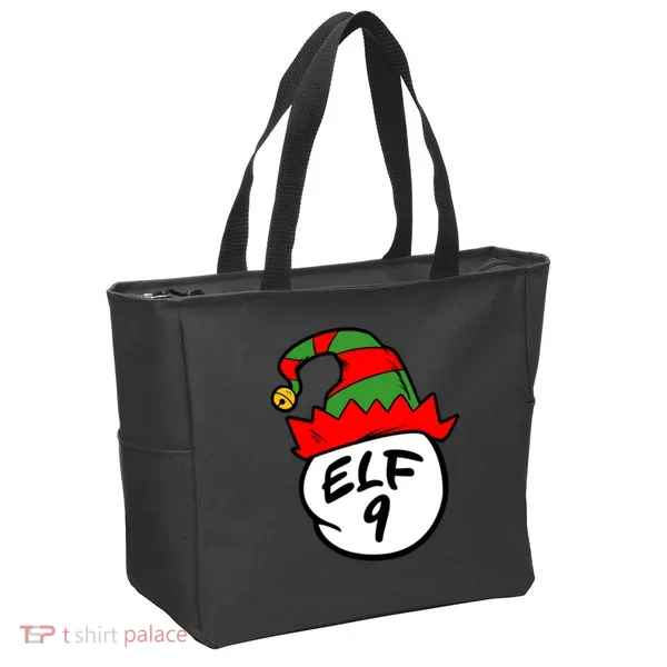 Matching Family Group Elf Hat 9 Tote Bag