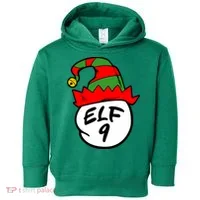 Matching Family Group Elf Hat 9 Toddler Hoodie thumb 0