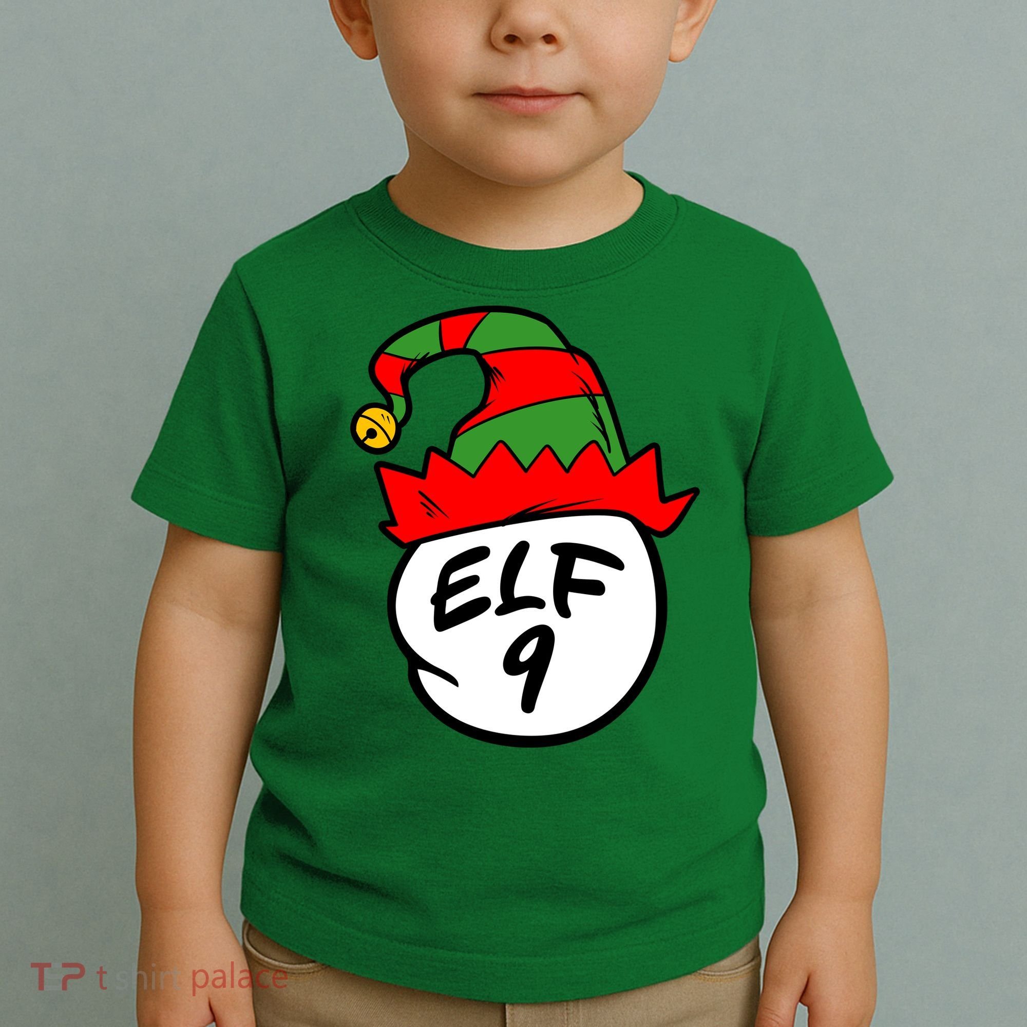 Matching Family Group Elf Hat 9 Toddler T-Shirt
