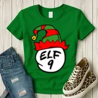 Matching Family Group Elf Hat 9 Women's T-Shirt thumb 3