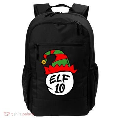 Matching Family Group Elf Hat 10 Backpack