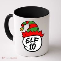 Matching Family Group Elf Hat 10 Coffee Mug thumb 0