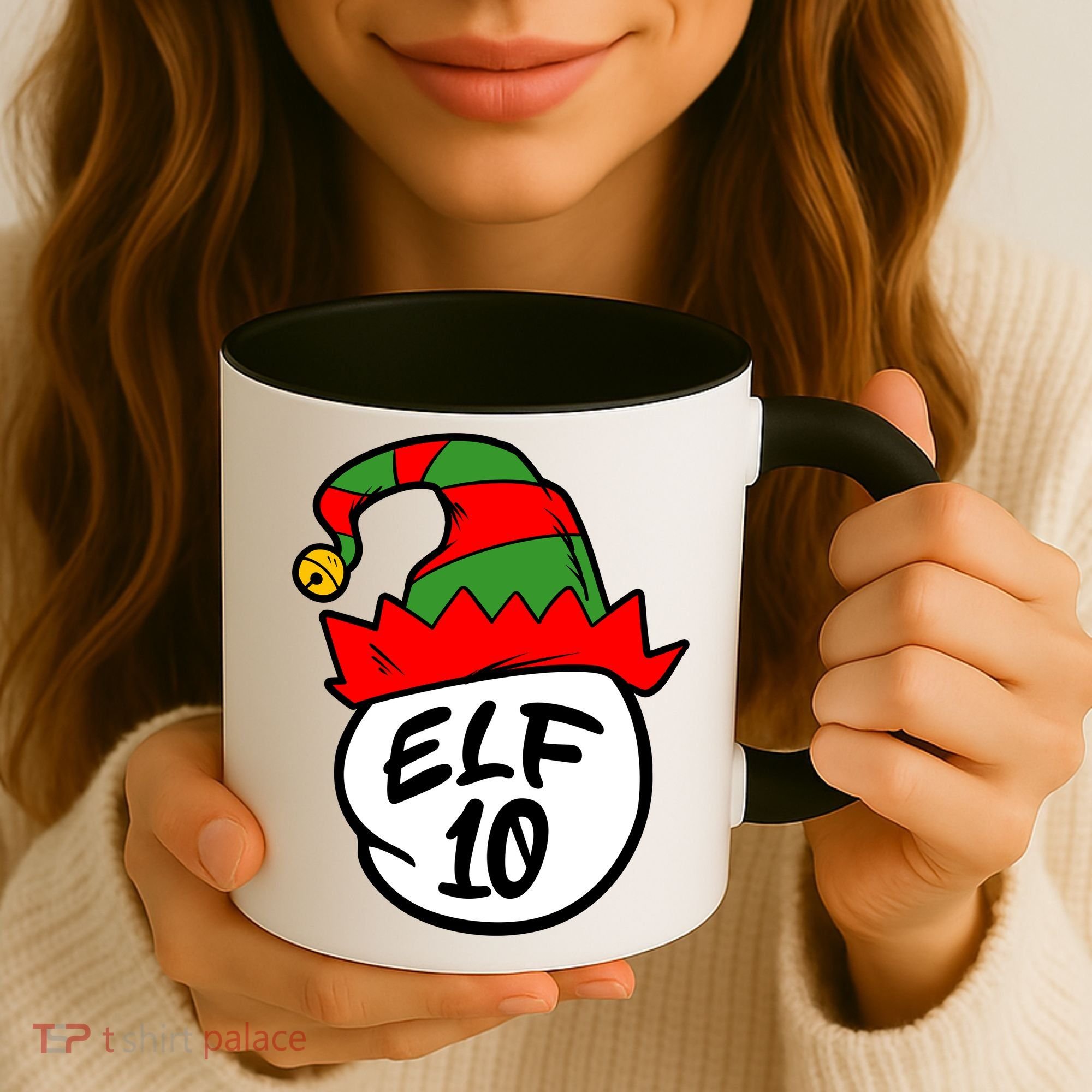 Matching Family Group Elf Hat 10 Coffee Mug