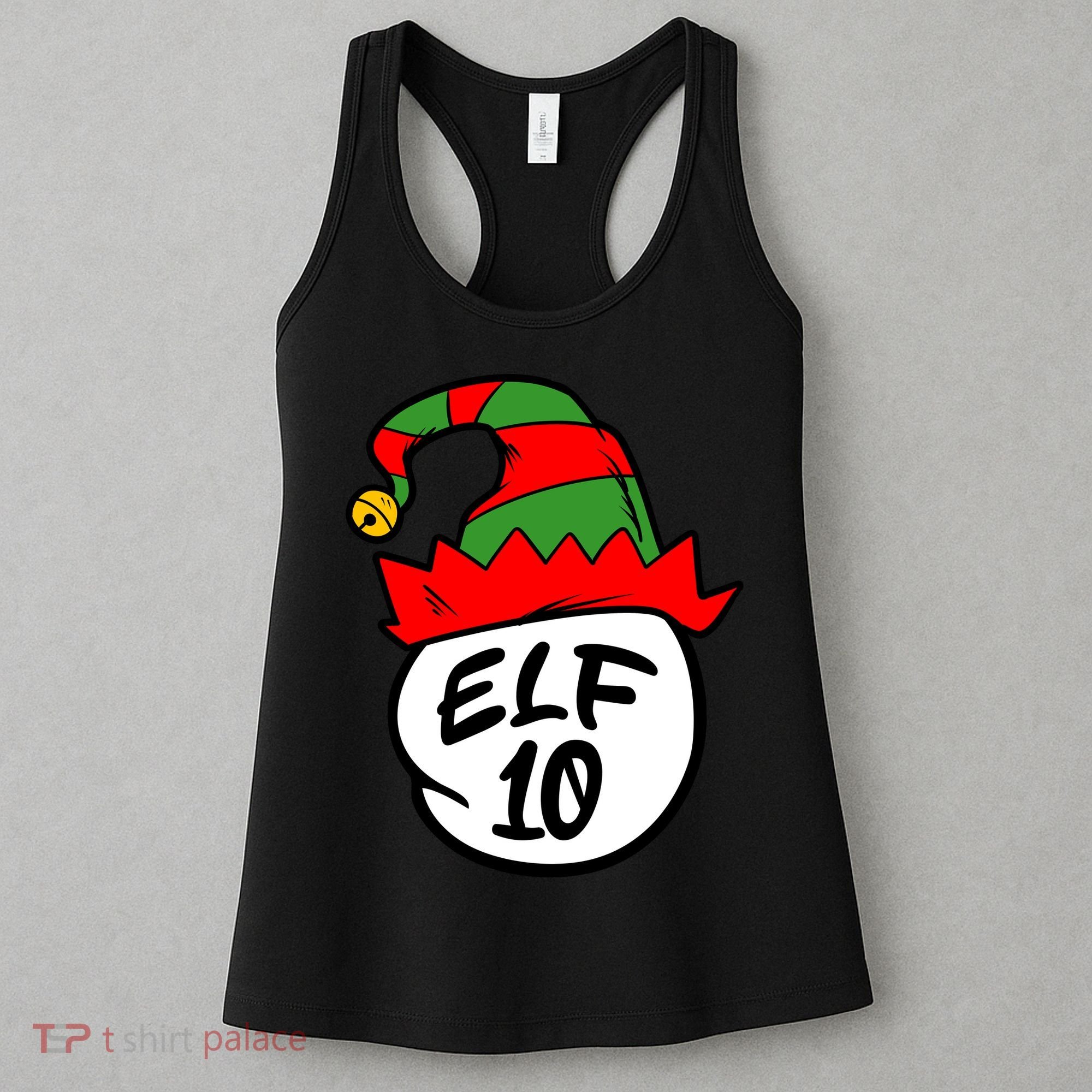Matching Family Group Elf Hat 10 Women's Tank Top