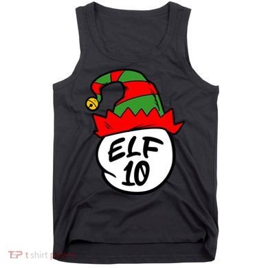 Matching Family Group Elf Hat 10 Tank Top
