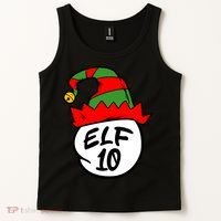 Matching Family Group Elf Hat 10 Tank Top thumb 2