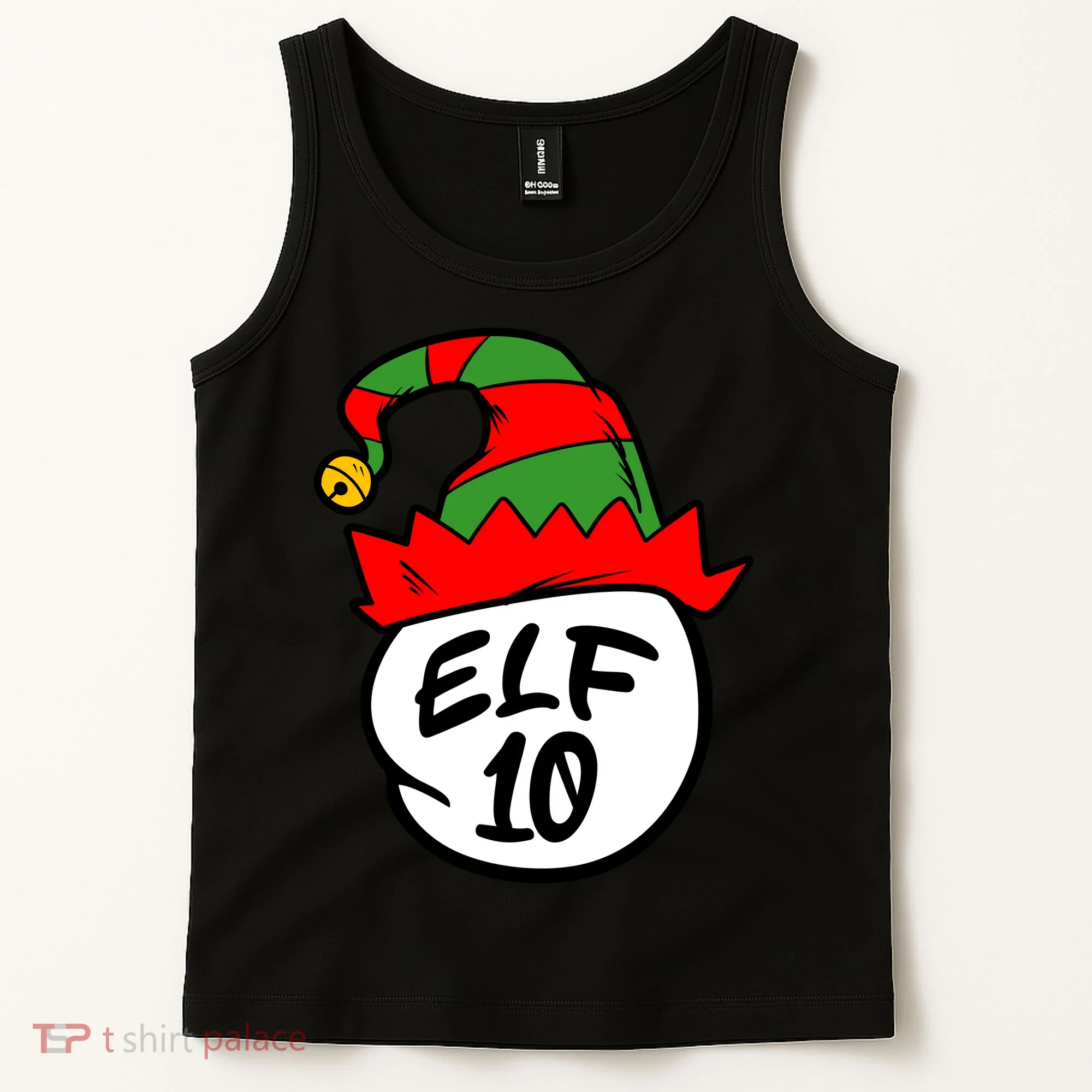 Matching Family Group Elf Hat 10 Tank Top