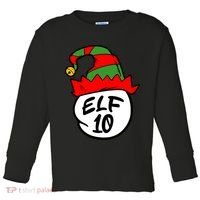 Matching Family Group Elf Hat 10 Toddler Long Sleeve Shirt thumb 0