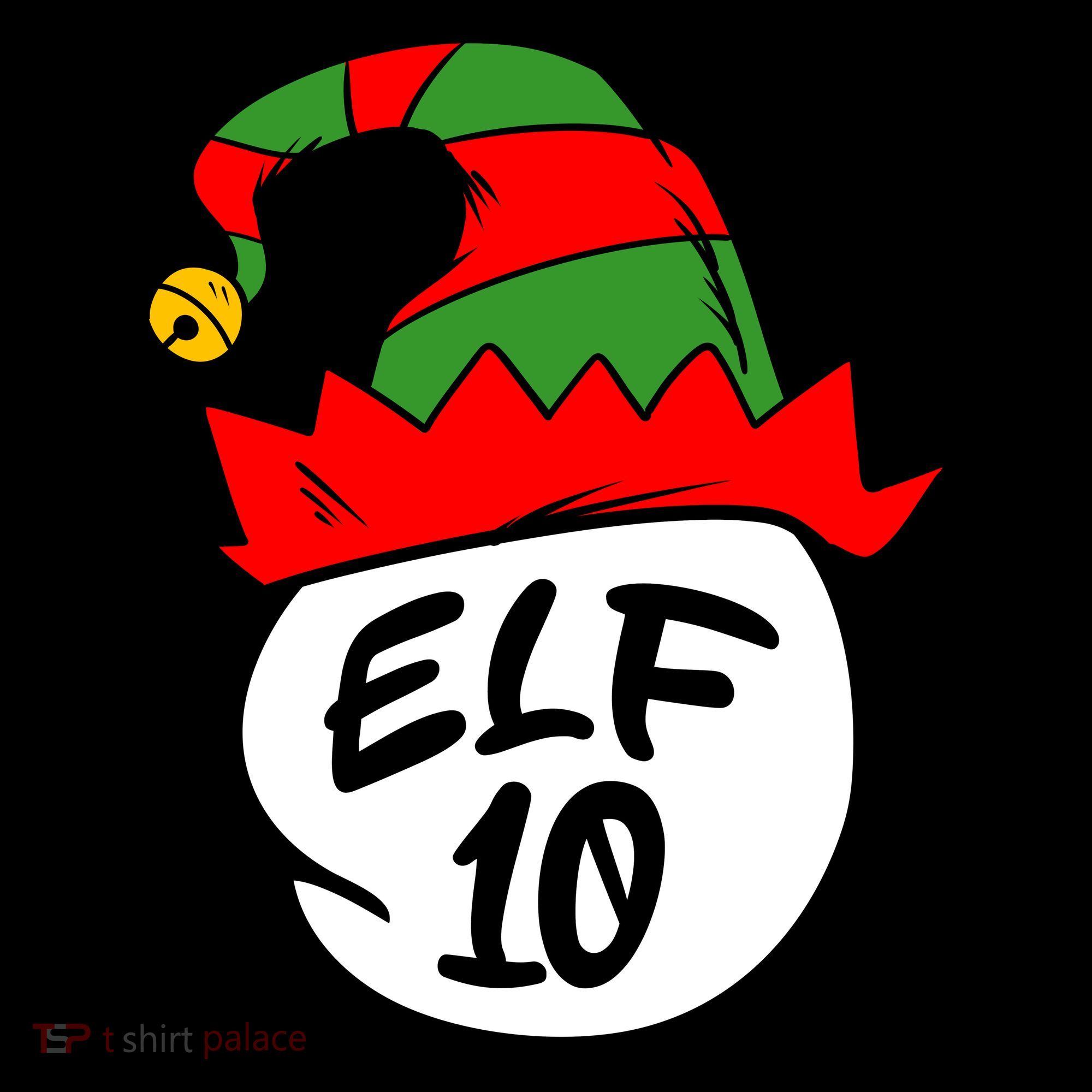 Matching Family Group Elf Hat 10 Toddler Long Sleeve Shirt
