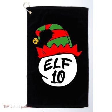 Matching Family Group Elf Hat 10 Golf Towel