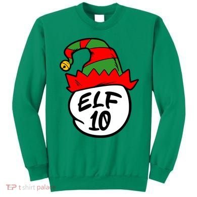 Matching Family Group Elf Hat 10 Sweatshirt