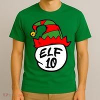 Matching Family Group Elf Hat 10 T-Shirt thumb 3