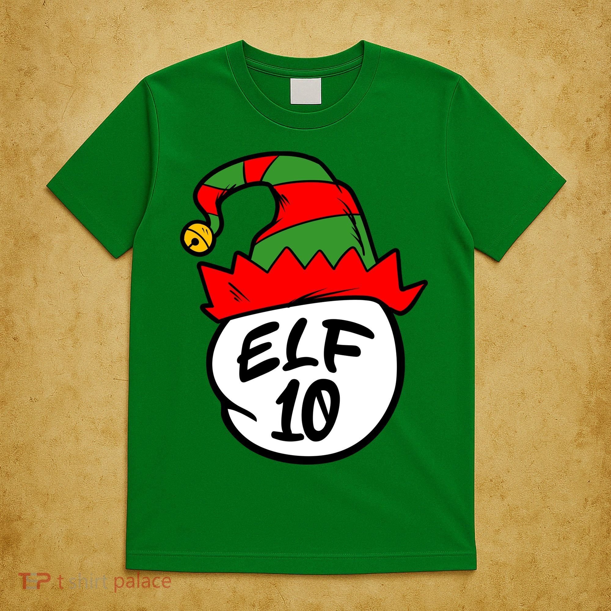 Matching Family Group Elf Hat 10 T-Shirt