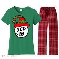 Matching Family Group Elf Hat 10 Women's Flannel Pajama Set thumb 0